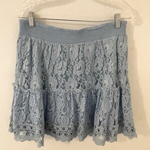 Blue Lace Boston Proper Skirt - NWOT